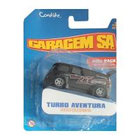 Mini Carrinho Pull Back Garagem S.A. Turbo Aventura - Preta 23 - 3