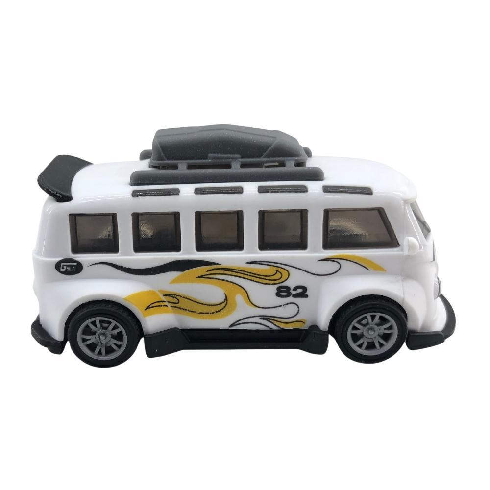 Mini Carrinho Pull Back Garagem S.A. Turbo Aventura - Branco 82 - 5