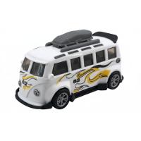 Mini Carrinho Pull Back Garagem S.A. Turbo Aventura - Branco 82 - 1