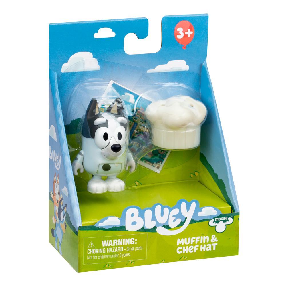 Boneco Colecionável 6cm Bluey - Muffin e Chapéu de Chefe - 2