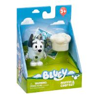 Boneco Colecionável 6cm Bluey - Muffin e Chapéu de Chefe - 2