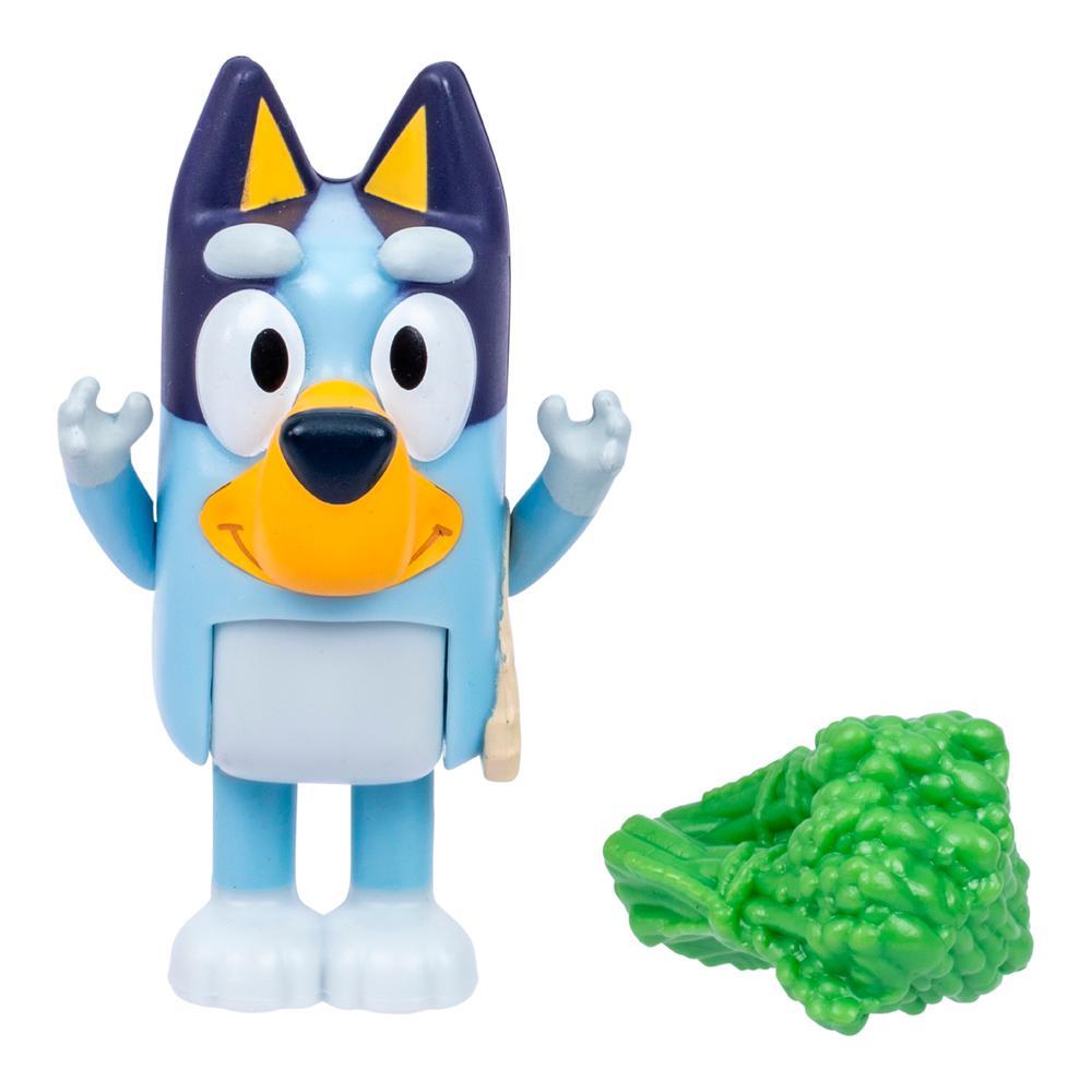 Boneco Colecionável 6cm Bluey - Bluey com Brócolis - 6