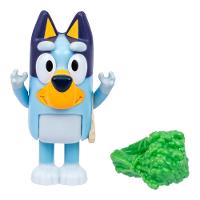Boneco Colecionável 6cm Bluey - Bluey com Brócolis - 6