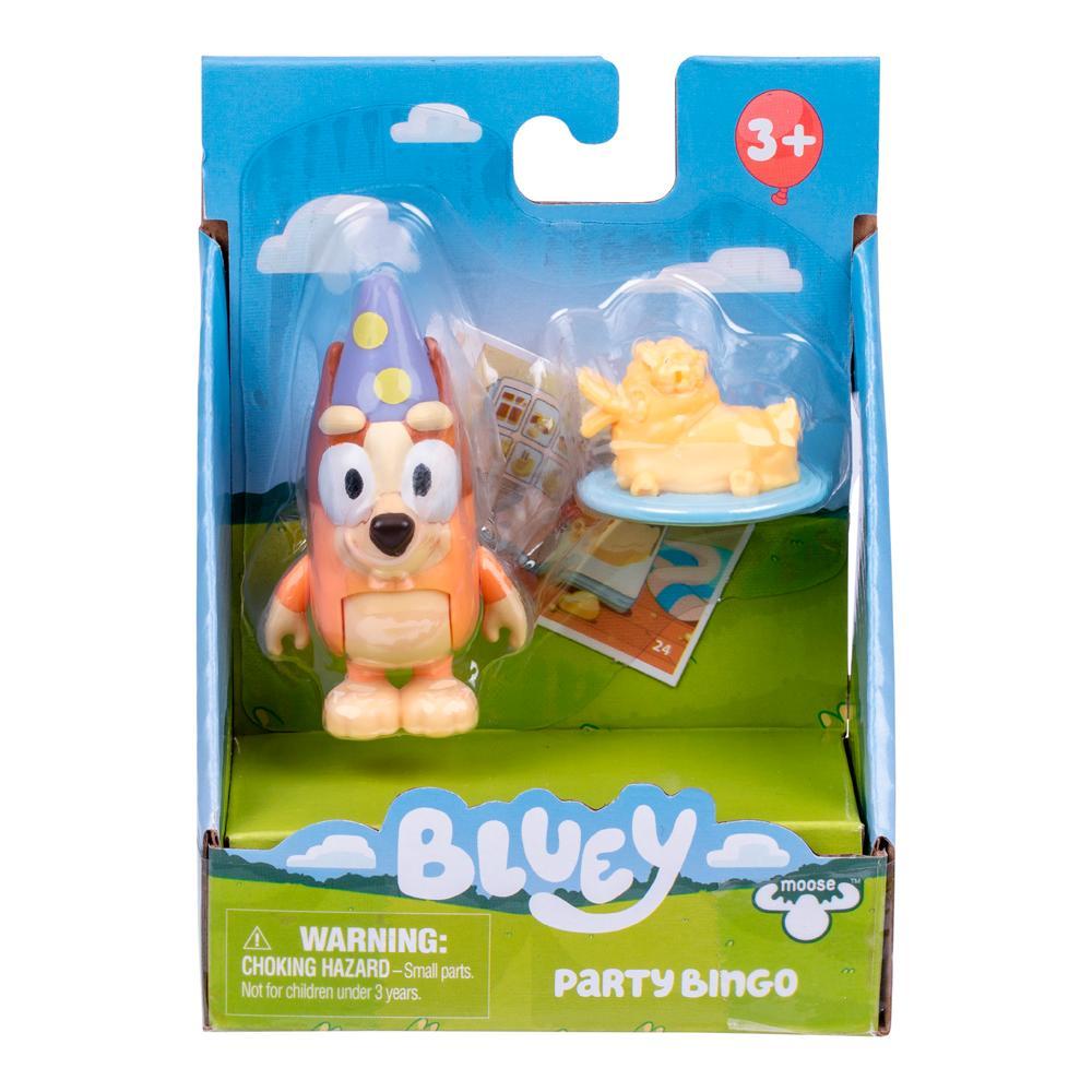 Boneco Colecionável 6 cm Bluey - Bingo com Bolo de Pato - 6