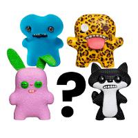 Kit com 5 Mini Bonecos Fuggler 6cm Azul, Onça, Rosa e Preto - 1