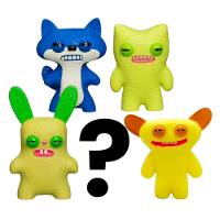 Kit com 5 Mini Bonecos Fuggler 6cm Amarelo, Azul, Verde e Verde Claro - 4