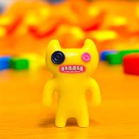 Mini Boneco Colecionável Fuggler 6cm - Indecisive Monster Amarelo - 5
