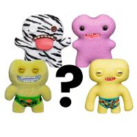 Kit com 5 Mini Bonecos Fuggler 6cm Zebra, Rosa, Verde e Amarelo - 1