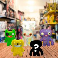 Kit com 5 Mini Bonecos Fuggler 6cm Verde, Tie-Dye, Roxo e Amarelo - 3