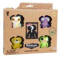 Kit com 5 Mini Bonecos Fuggler 6cm Verde, Tie-Dye, Roxo e Amarelo - 4