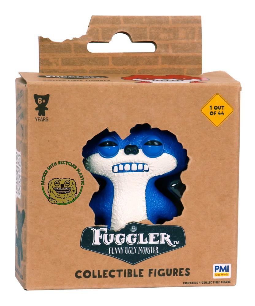 Mini Boneco Colecionável Fuggler 6cm - Suspicious Fox Azul - 4
