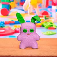 Mini Boneco Colecionável Fuggler 6cm - Rabid Rabbit Rosa - 5