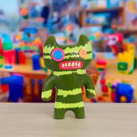 Mini Boneco Colecionável Fuggler 6cm - Indecisive Monster Verde - 3