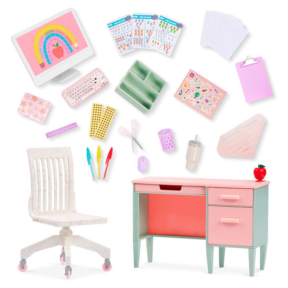 Conjunto de Mesa Escolar Aula Começando Our Generation - 1