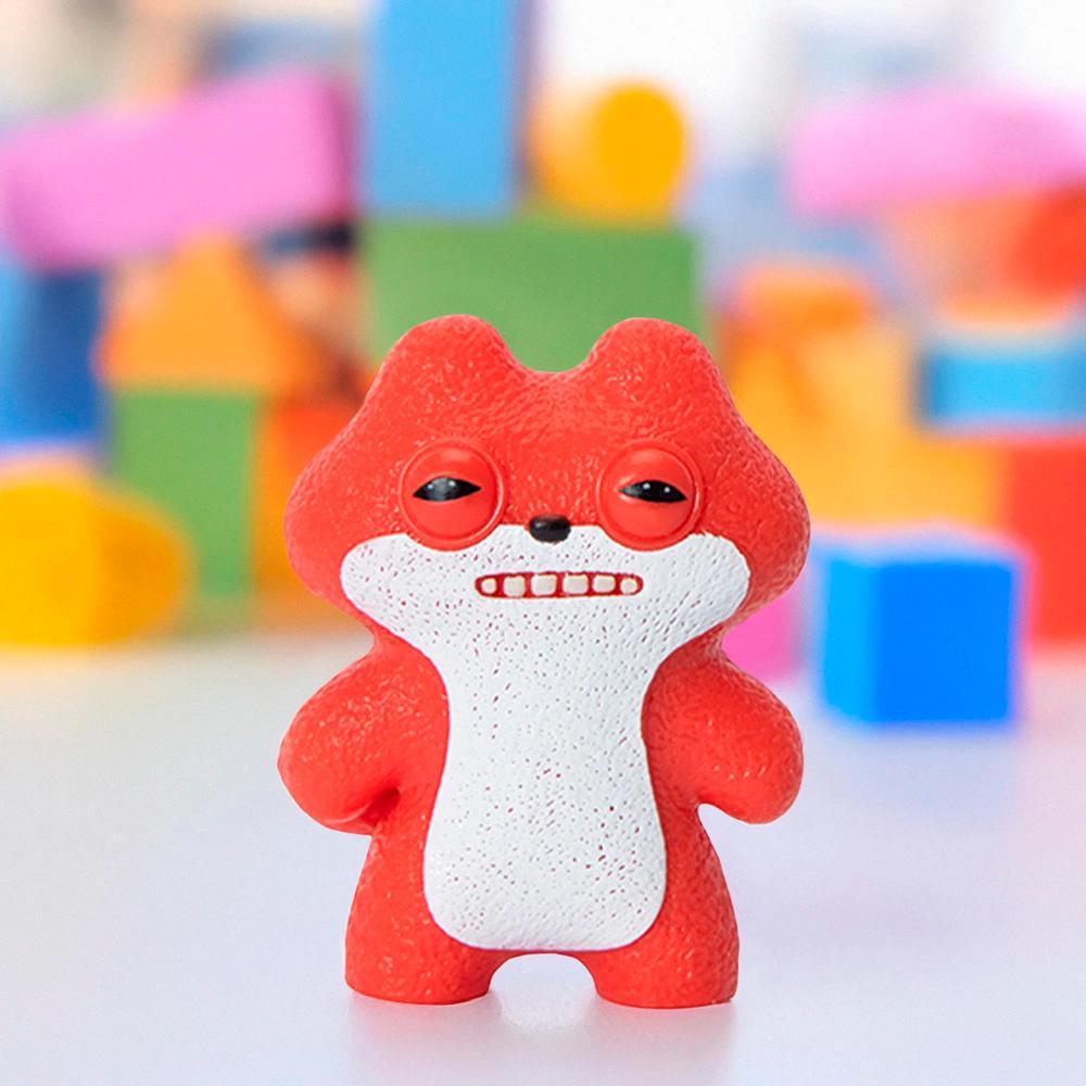 Mini Boneco Colecionável Fuggler 6cm - Sketchy Squirrel Vermelho - 5