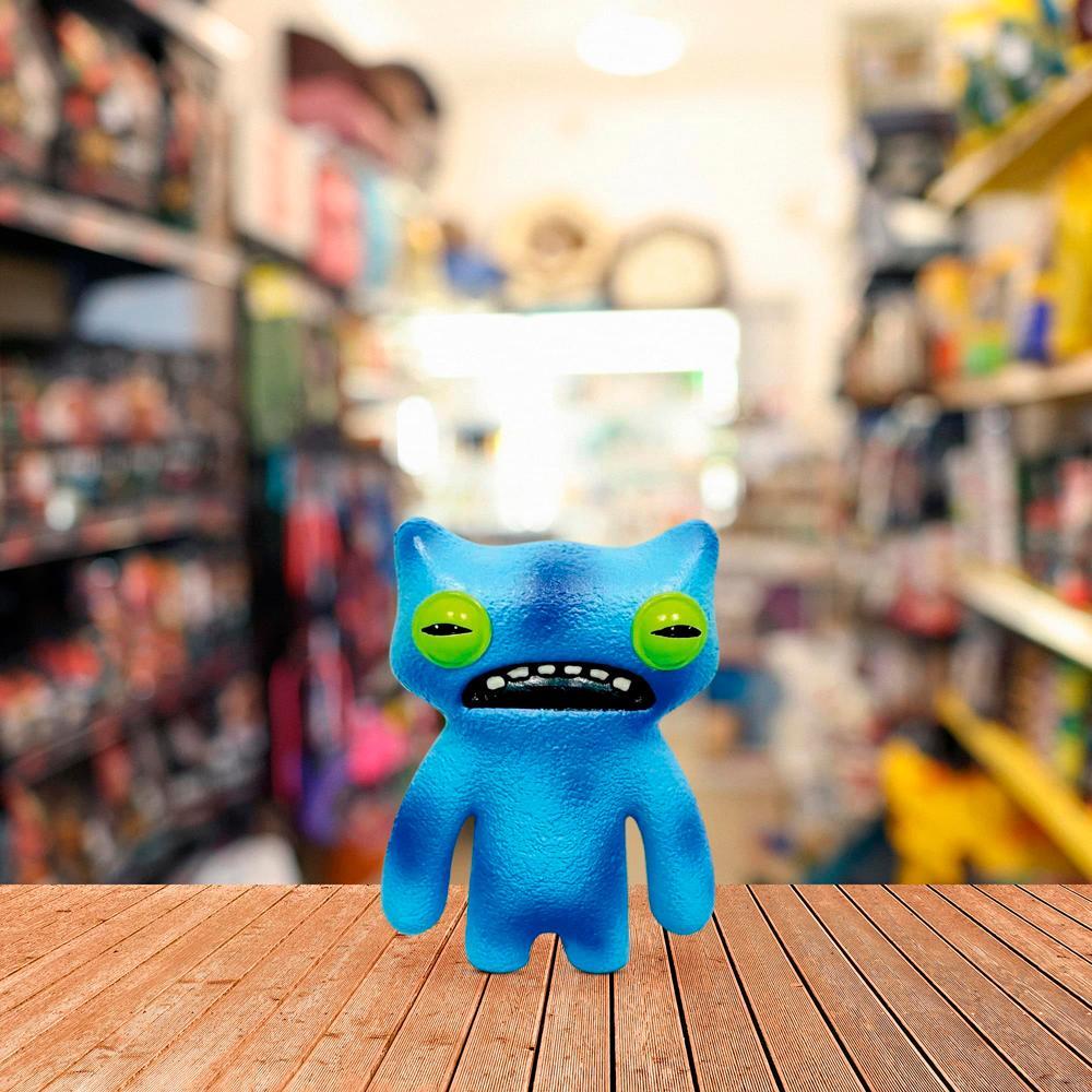 Mini Boneco Colecionável Fuggler 6cm - Wide Eyed Weirdo Azul - 5