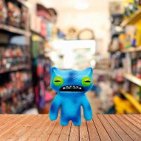 Mini Boneco Colecionável Fuggler 6cm - Wide Eyed Weirdo Azul - 5