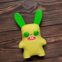 Mini Boneco Colecionável Fuggler 6cm - Rabid Rabbit Verde - 5