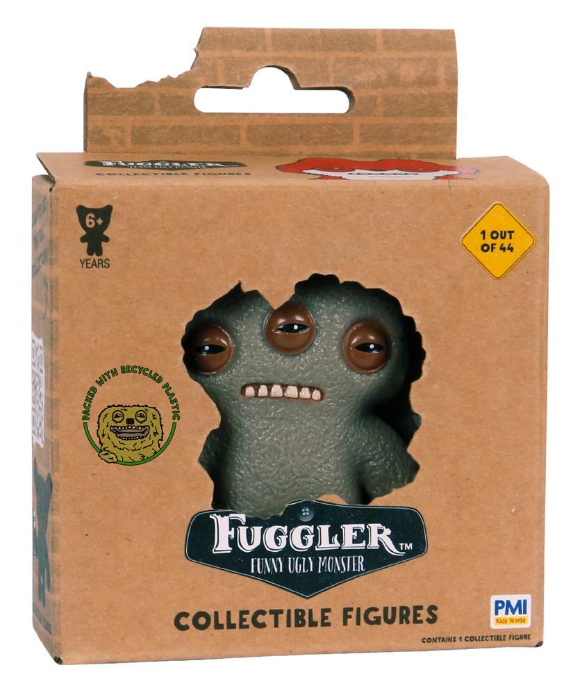 Mini Boneco Colecionável Fuggler 6cm - Annoyed Alien Marrom - 3