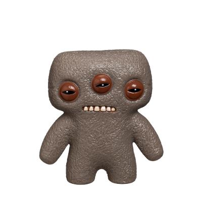 Mini Boneco Colecionável Fuggler 6cm - Annoyed Alien Marrom