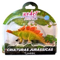 Dinossauro Beast Alive Criaturas Jurássicas Stegosaurus - 1