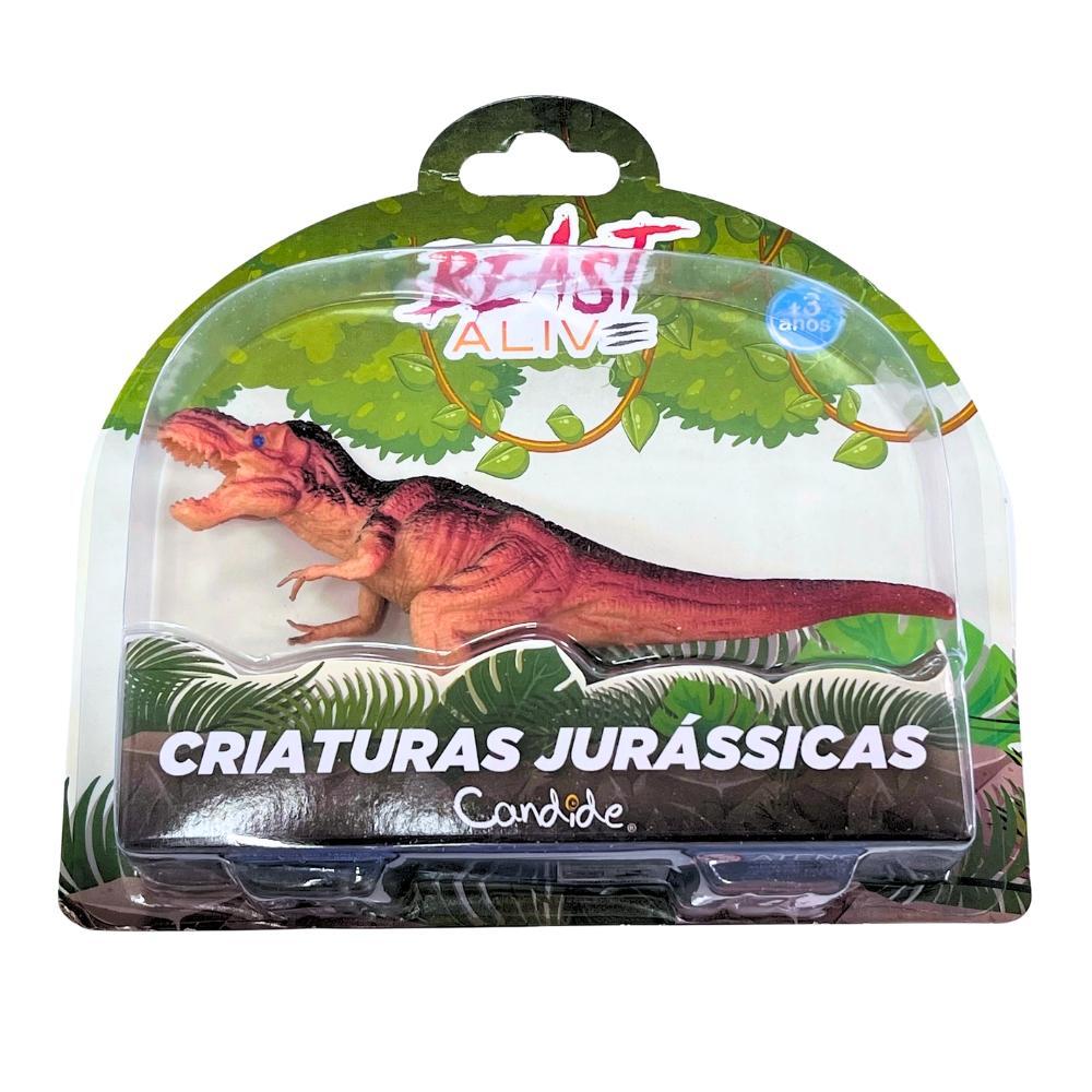 Dinossauro Beast Alive Criaturas Jurássicas T-Rex Laranja - 1