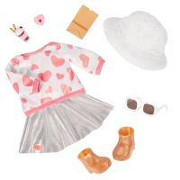 Conjunto de Roupa Our Generation com Blusa de Coração - 5