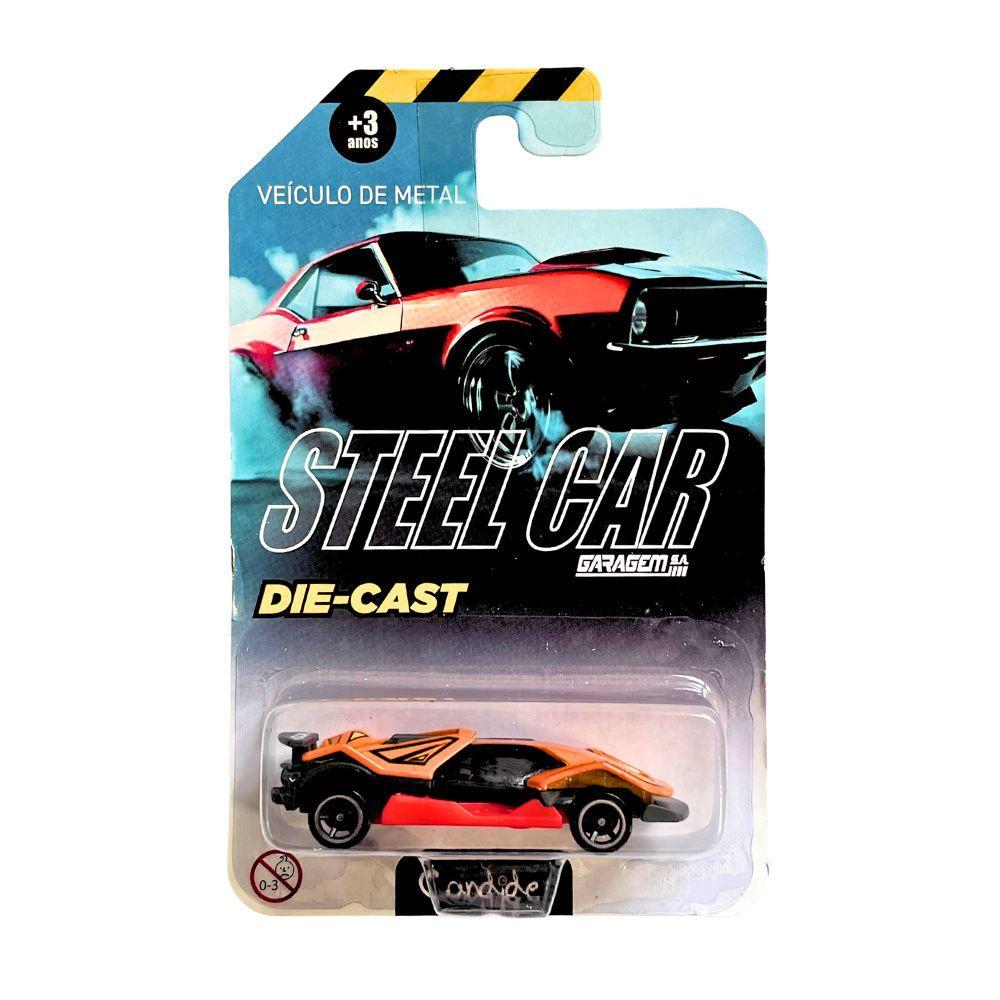 Mini Veículos Die Cast Garagem S.A. Ko Car Laranja Metálico - 3