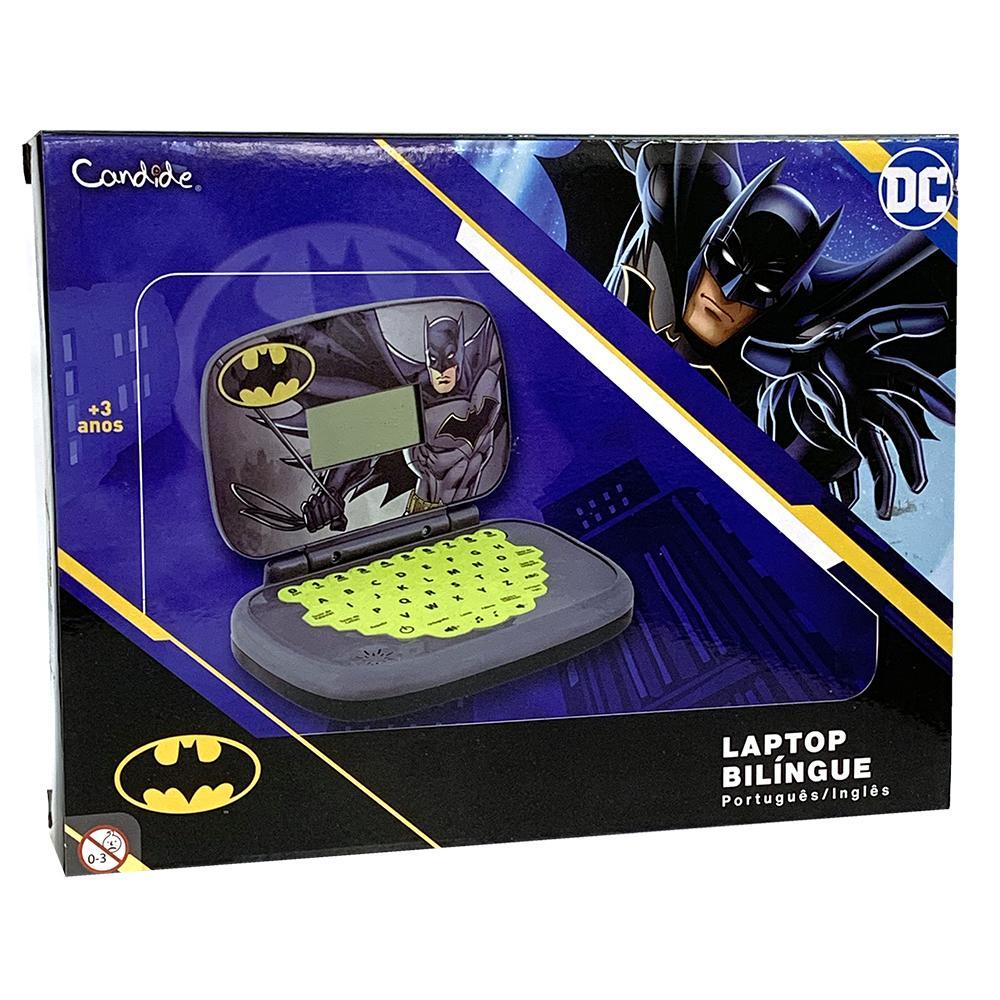 Laptop Infantil Educativo Candide Batman Bilíngue + Moto à Fricção Batman Power Bike - 4