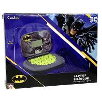 Laptop Infantil Educativo Candide Batman Bilíngue + Moto à Fricção Batman Power Bike
