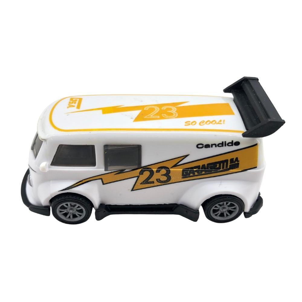 Mini Carrinho Pull Back Garagem S.A. Turbo Aventura - Branco 23 - 5