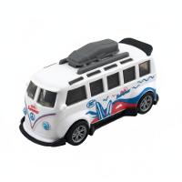 Mini Carrinho Pull Back Garagem S.A. Turbo Aventura - Branco Hello Summer - 1