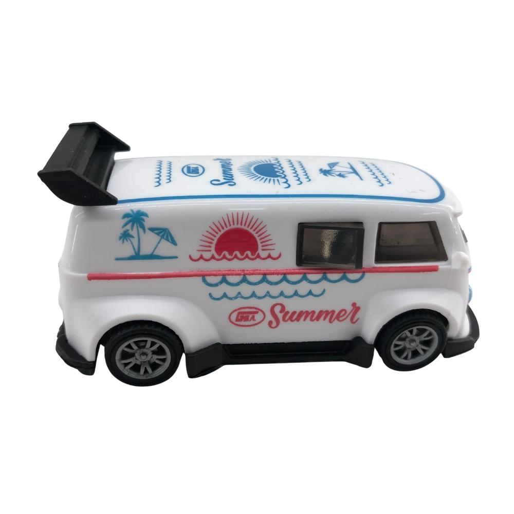 Mini Carrinho Pull Back Garagem S.A. Turbo Aventura - Branco Summer - 5