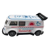 Mini Carrinho Pull Back Garagem S.A. Turbo Aventura - Branco Summer - 6