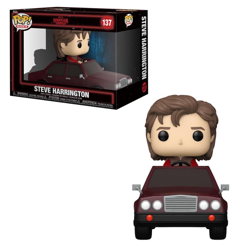 Boneco Funko Pop! Rides Stranger Things T5 - Steve no Carro - 1