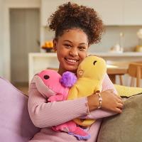 Pelúcia Hug-A-Lumps Pequena 0,75kg - Capivara Connie - 5