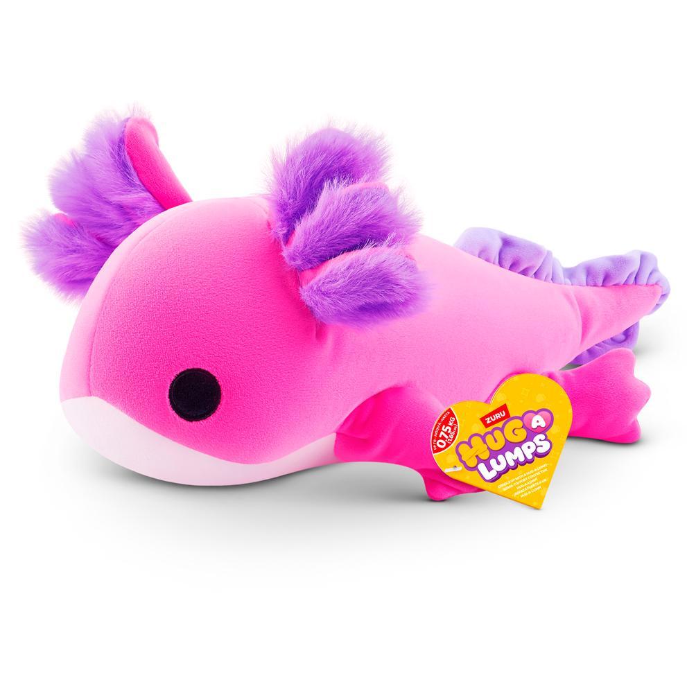 Pelúcia Hug-A-Lumps Pequena 0,75kg - Axolote Ally - 8