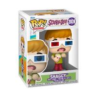 Boneco Funko Pop! Scooby Doo - Salsicha com Óuclos 3D - 3