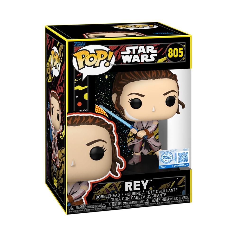 Boneco Funko Pop! Exclusivo Star Wars - Rey (Retro) - 2