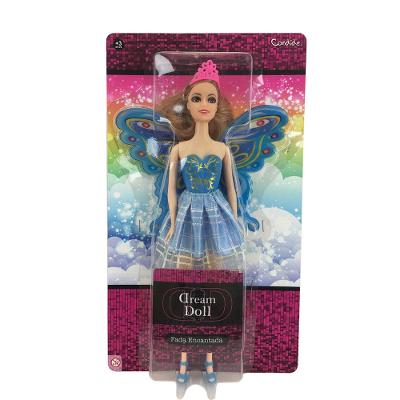 Boneca Dream Doll Butterfly Cabelo Castanho