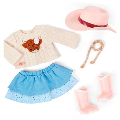 Conjunto de Roupa Country com Chapéu Our Generation