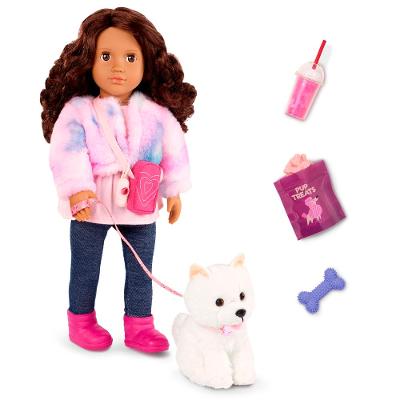 Boneca com Cachorro Our Generation Ines e Jojo