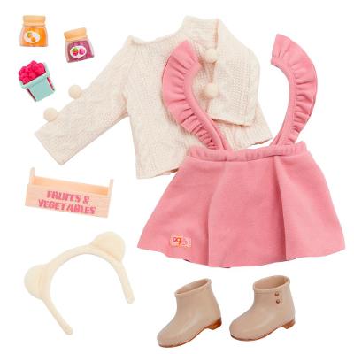 Conjunto de Roupa com Vestido Jardineira Our Generation