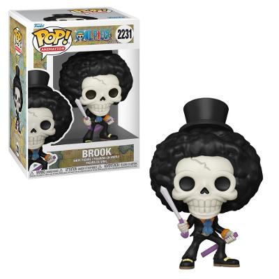Boneco Funko Pop! One Piece - Brook com Espadas