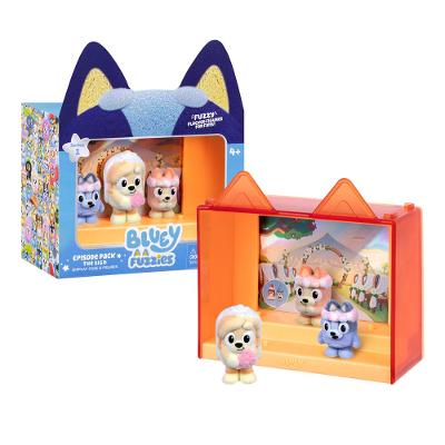 Kit 3 Bonecos Colecionáveis Bluey Fuzzies - A placa