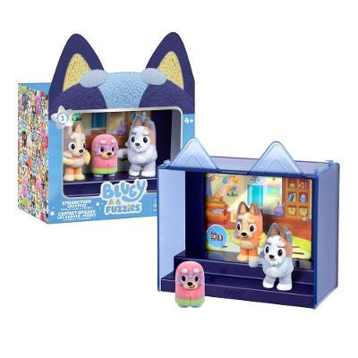 Kit 3 Bonecos Colecionáveis Bluey Fuzzies - Vovós