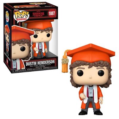 Boneco Funko Pop! Stranger Things T5 - Dustin na Formatura