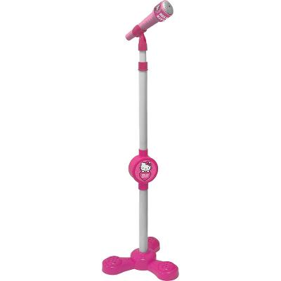 Microfone com Pedestal Karaokê Hello Kitty