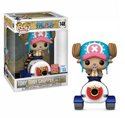 Boneco Funko Pop! Rides Deluxe Exclusivo SDCC One Piece Chopper With Brachio Tank V