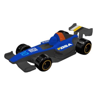 Carrinho Die Cast Fórmula GSA Azul